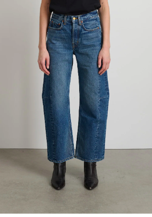 B SIDES LASSO HIGH SLIM デニム B Sides - Slim Lasso Jean Liesl Blue — Bosco's Mercantile